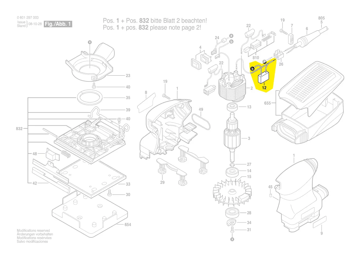 Condensateur réf. 2 610 920 617 BOSCH